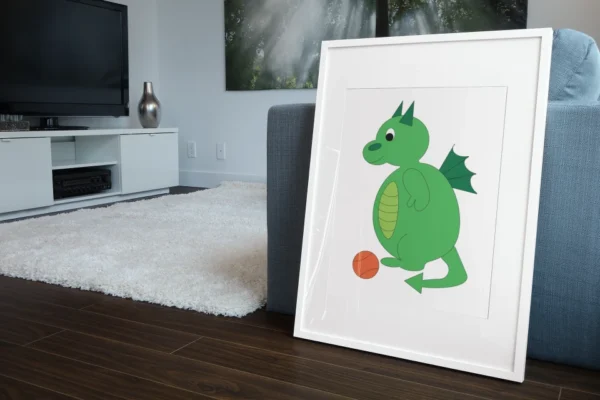 Dragon and Basketball - Image 3